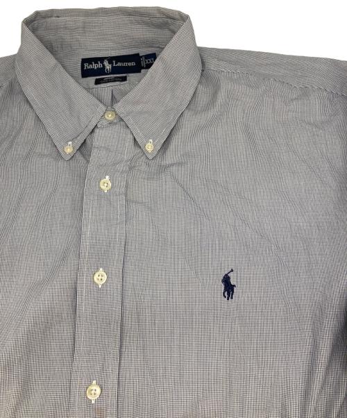 RALPH LAUREN（ラルフローレン）RALPH LAUREN (ラルフローレン) チェックシャツ ホワイト×ブラック サイズ:SIZE XXLの古着・服飾アイテム
