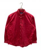 RALPH LAURENラルフローレン）の古着「ボタンダウンシャツ」｜レッド
