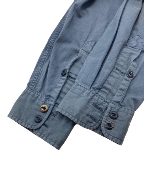 RRL（ダブルアールエル）RRL (ダブルアールエル) マチ付きワークシャツ ネイビー サイズ:Mの古着・服飾アイテム