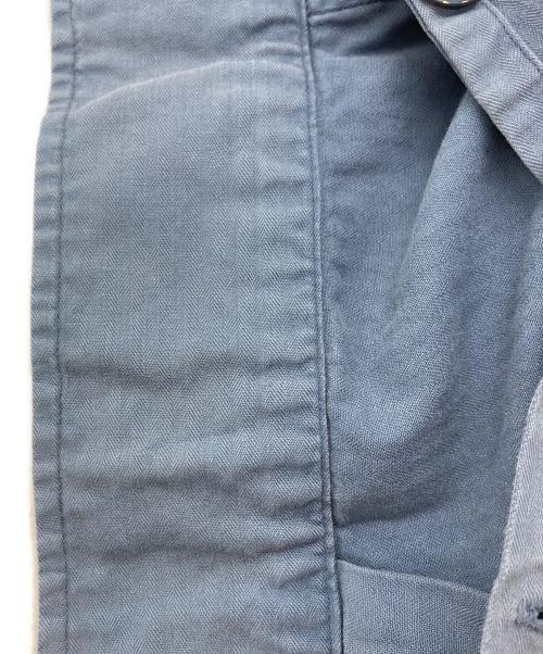 RRL（ダブルアールエル）RRL (ダブルアールエル) マチ付きワークシャツ ネイビー サイズ:Mの古着・服飾アイテム