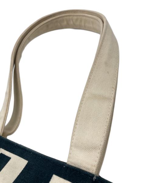 CHANEL（シャネル）CHANEL (シャネル) ウィンドウズライン キャンバス トートバッグ ブラック×ホワイト サイズ:下記参照の古着・服飾アイテム