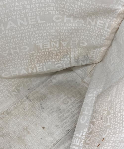 CHANEL（シャネル）CHANEL (シャネル) ウィンドウズライン キャンバス トートバッグ ブラック×ホワイト サイズ:下記参照の古着・服飾アイテム