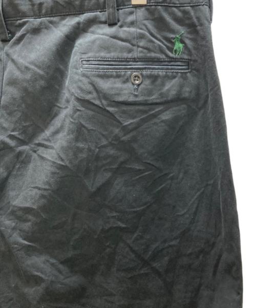 POLO RALPH LAUREN（ポロ・ラルフローレン）POLO RALPH LAUREN (ポロ・ラルフローレン) ポロチノ コットンパンツ ブラック サイズ:SIZE 42の古着・服飾アイテム