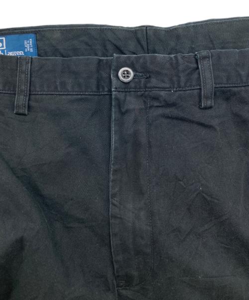POLO RALPH LAUREN（ポロ・ラルフローレン）POLO RALPH LAUREN (ポロ・ラルフローレン) ポロチノ コットンパンツ ブラック サイズ:SIZE 42の古着・服飾アイテム