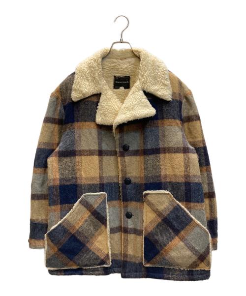 TOWN CRAFT（タウンクラフト）TOWN CRAFT (タウンクラフト) チェックボアランチコート マルチカラー サイズ:SIZE Lの古着・服飾アイテム