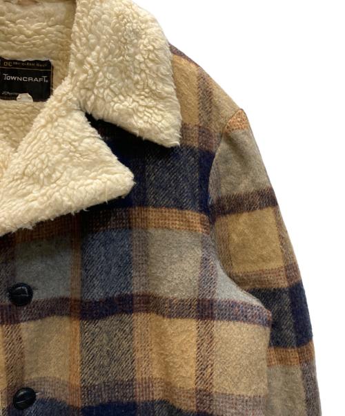 TOWN CRAFT（タウンクラフト）TOWN CRAFT (タウンクラフト) チェックボアランチコート マルチカラー サイズ:SIZE Lの古着・服飾アイテム