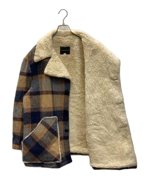 TOWN CRAFT（タウンクラフト）TOWN CRAFT (タウンクラフト) チェックボアランチコート マルチカラー サイズ:SIZE Lの古着・服飾アイテム