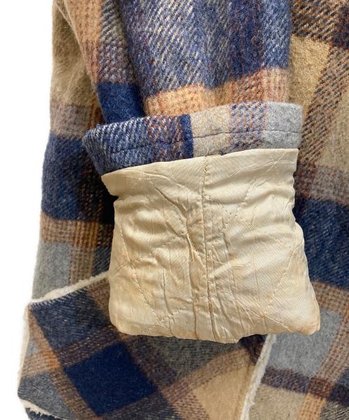 TOWN CRAFT（タウンクラフト）TOWN CRAFT (タウンクラフト) チェックボアランチコート マルチカラー サイズ:SIZE Lの古着・服飾アイテム