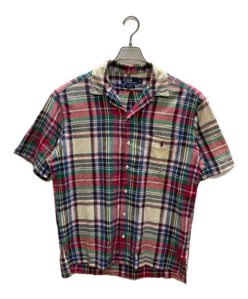 POLO RALPH LAUREN（ポロ・ラルフローレン）POLO RALPH LAUREN (ポロ・ラルフローレン) CALDWELL チェックオープンカラーシャツ マルチカラー サイズ:Mの古着・服飾アイテム