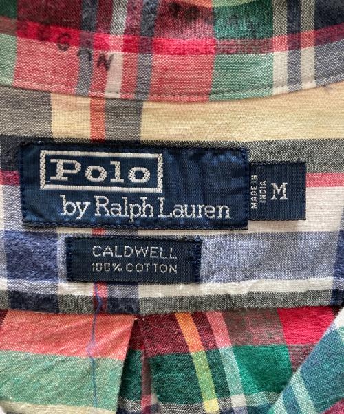 POLO RALPH LAUREN（ポロ・ラルフローレン）POLO RALPH LAUREN (ポロ・ラルフローレン) CALDWELL チェックオープンカラーシャツ マルチカラー サイズ:Mの古着・服飾アイテム