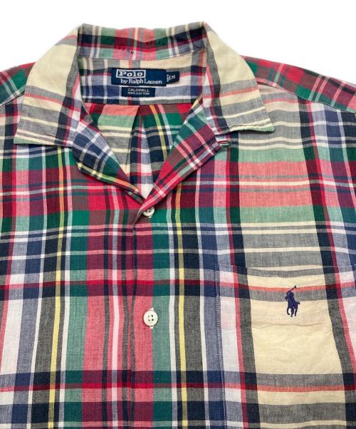 POLO RALPH LAUREN（ポロ・ラルフローレン）POLO RALPH LAUREN (ポロ・ラルフローレン) CALDWELL チェックオープンカラーシャツ マルチカラー サイズ:Mの古着・服飾アイテム