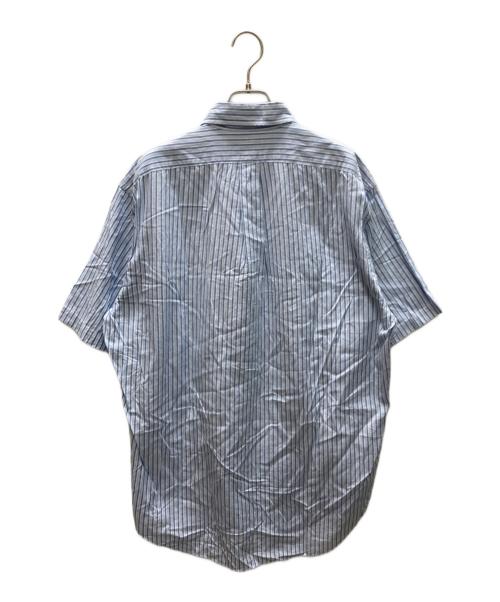 RRL（ダブルアールエル）RRL (ダブルアールエル) ストライプシャツ ブルー サイズ:Mの古着・服飾アイテム