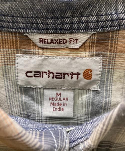 CarHartt（カーハート）CarHartt (カーハート) チェックシャツ ブラウン サイズ:Mの古着・服飾アイテム