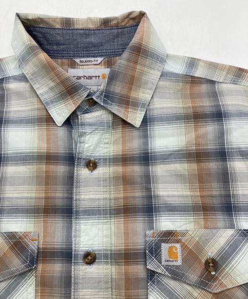 CarHartt（カーハート）CarHartt (カーハート) チェックシャツ ブラウン サイズ:Mの古着・服飾アイテム