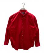 RALPH LAURENラルフローレン）の古着「ボタンダウンシャツ」｜レッド