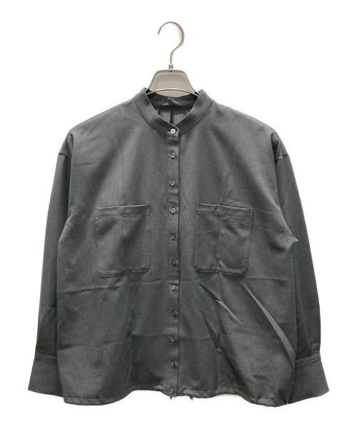 JOURNAL STANDARD（ジャーナルスタンダード）JOURNAL STANDARD (ジャーナルスタンダード) ウーリッシュツイルタックボリュームシャツ グレー サイズ:記載なしの古着・服飾アイテム