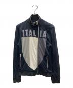 DOLCE & GABBANAドルチェ＆ガッバーナ）の古着「イタリアロゴトラックジャケット」｜ブラック