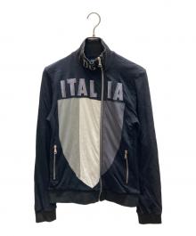 DOLCE & GABBANA（ドルチェ＆ガッバーナ）の古着「イタリアロゴトラックジャケット」｜ブラック