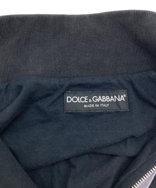 DOLCE & GABBANA（ドルチェ＆ガッバーナ）DOLCE & GABBANA (ドルチェ＆ガッバーナ) イタリアロゴトラックジャケット ブラック サイズ:SIZE 44の古着・服飾アイテム