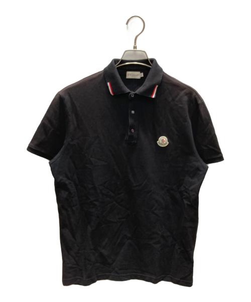 MONCLER（モンクレール）MONCLER (モンクレール) MAGLIA POLO MANICA CORTA ブラック サイズ:XLの古着・服飾アイテム