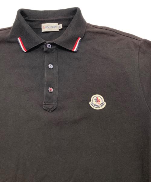 MONCLER（モンクレール）MONCLER (モンクレール) MAGLIA POLO MANICA CORTA ブラック サイズ:XLの古着・服飾アイテム