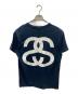 stussy (ステューシー) プリントTシャツ ネイビー サイズ:LARGE：5000円