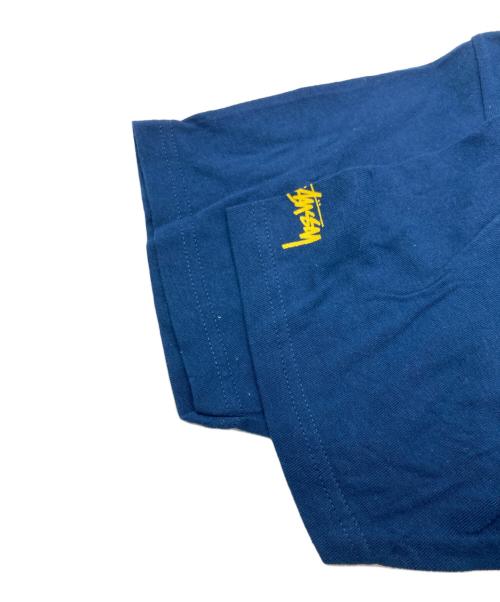 stussy（ステューシー）stussy (ステューシー) プリントTシャツ ネイビー サイズ:LARGE 未使用品の古着・服飾アイテム