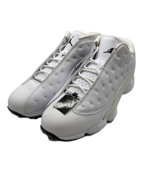 NIKE（ナイキ）NIKE (ナイキ) Air Jordan 13 Golf 'White Metallic' ホワイト サイズ:SIZE 28.5cm 未使用品の古着・服飾アイテム