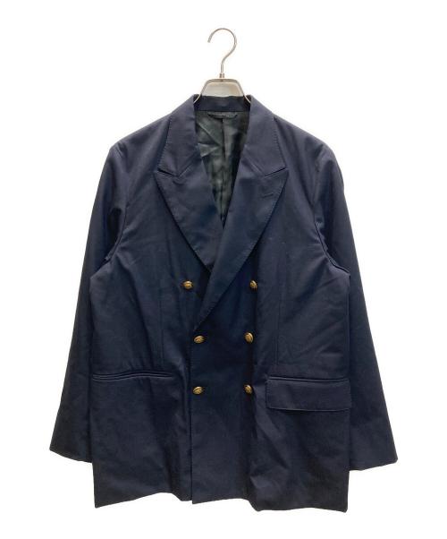 BLURHMS（ブラームス）blurhms (ブラームス) JOURNAL STANDARD (ジャーナルスタンダード) 別注 6B BLAZER-WOOL TROPICAL ネイビー サイズ:SIZE 2の古着・服飾アイテム