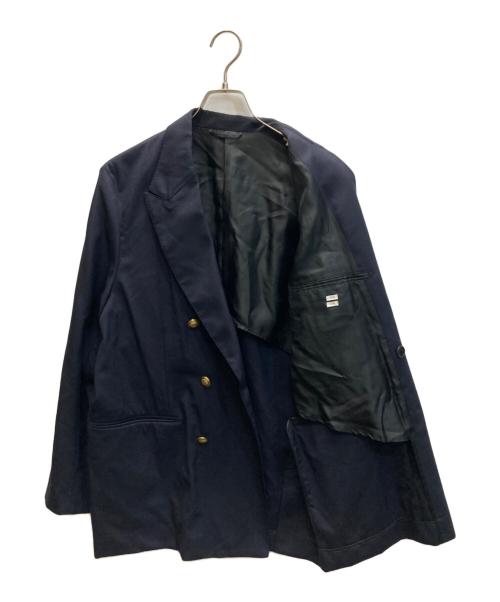 BLURHMS（ブラームス）blurhms (ブラームス) JOURNAL STANDARD (ジャーナルスタンダード) 別注 6B BLAZER-WOOL TROPICAL ネイビー サイズ:SIZE 2の古着・服飾アイテム