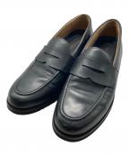 BEAUTY&YOUTHビューティーアンドユース）の古着「"all time shoes" スリム ローファー V2」｜ブラック