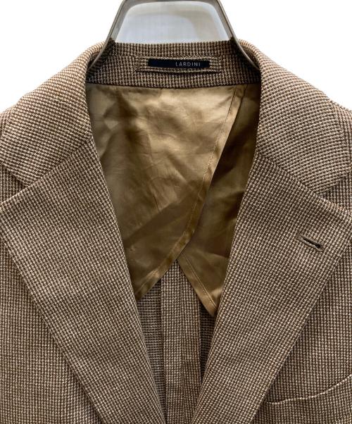 LARDINI（ラルディーニ）LARDINI (ラルディーニ) シルク混段返り3Bジャケット ベージュ サイズ:SIZE 48の古着・服飾アイテム