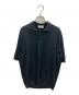 JOHN SMEDLEY（ジョンスメドレー）の古着「ニットポロシャツ」｜ブラック