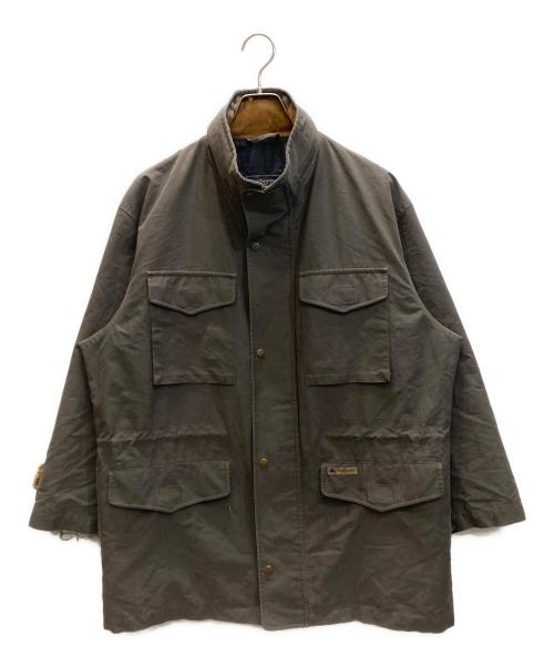 Burberry's（バーバリーズ）Burberry's (バーバリーズ) スタンドネックジャケット ブラウン サイズ:SIZE Mの古着・服飾アイテム