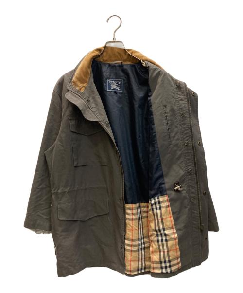 Burberry's（バーバリーズ）Burberry's (バーバリーズ) スタンドネックジャケット ブラウン サイズ:SIZE Mの古着・服飾アイテム