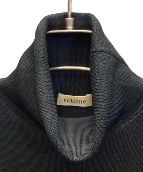 toteme（トーテム）toteme (トーテム) Cabrol タートルネックニットワンピース ブラック サイズ:SIZE Sの古着・服飾アイテム