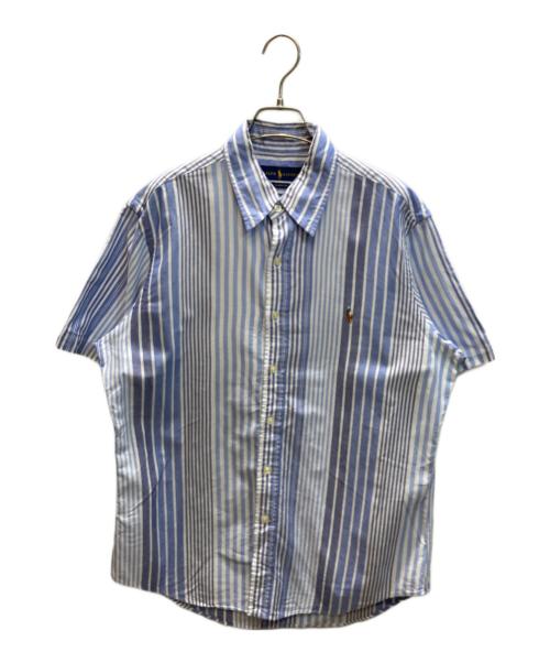 RALPH LAUREN（ラルフローレン）RALPH LAUREN (ラルフローレン) ストライプシャツ ブルー サイズ:Mの古着・服飾アイテム