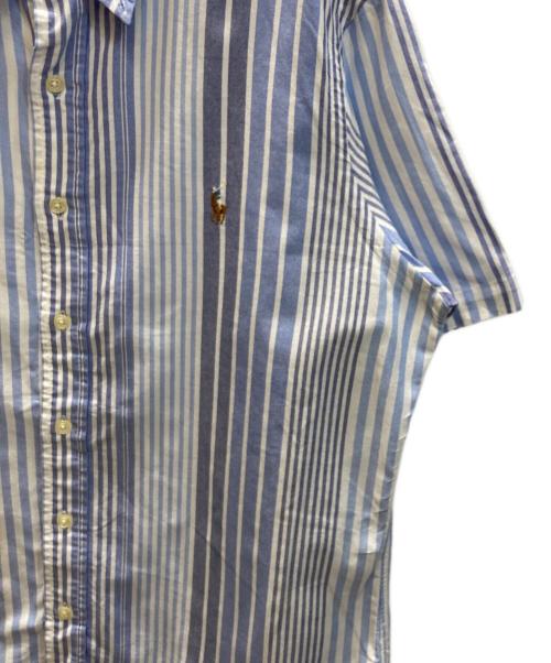 RALPH LAUREN（ラルフローレン）RALPH LAUREN (ラルフローレン) ストライプシャツ ブルー サイズ:Mの古着・服飾アイテム
