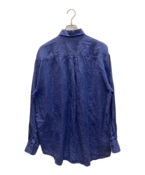 GOOUCH（グーチ）GOOUCH (グーチ) リネンシャツ ネイビー サイズ:SIZE Mの古着・服飾アイテム