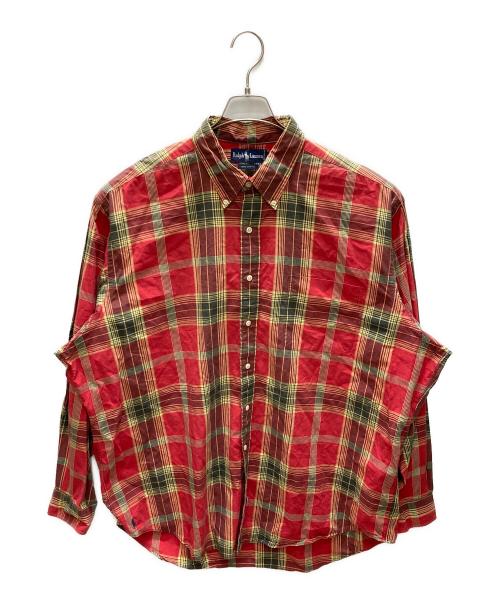 RALPH LAUREN（ラルフローレン）RALPH LAUREN (ラルフローレン) チェックシャツ レッド サイズ:SIZE XXLの古着・服飾アイテム