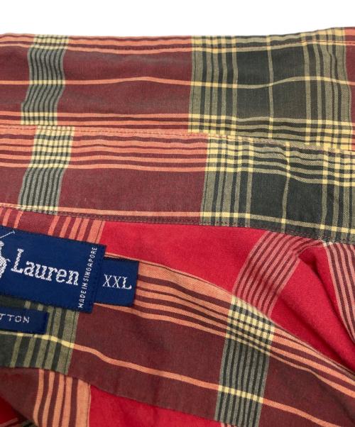 RALPH LAUREN（ラルフローレン）RALPH LAUREN (ラルフローレン) チェックシャツ レッド サイズ:SIZE XXLの古着・服飾アイテム