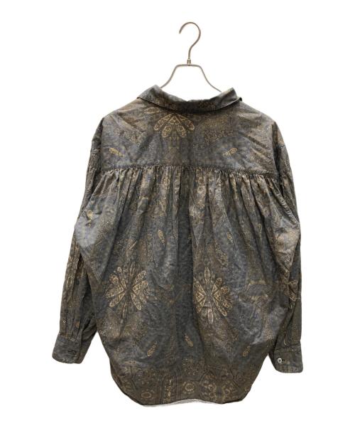 AiE（エーアイイー）AiE (エーアイイー) ペイズリー柄ペインターシャツ ネイビー サイズ:SIZE Mの古着・服飾アイテム