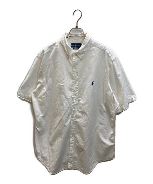 RALPH LAUREN（ラルフローレン）RALPH LAUREN (ラルフローレン) シアサッカーシャツ ホワイト サイズ:XLの古着・服飾アイテム