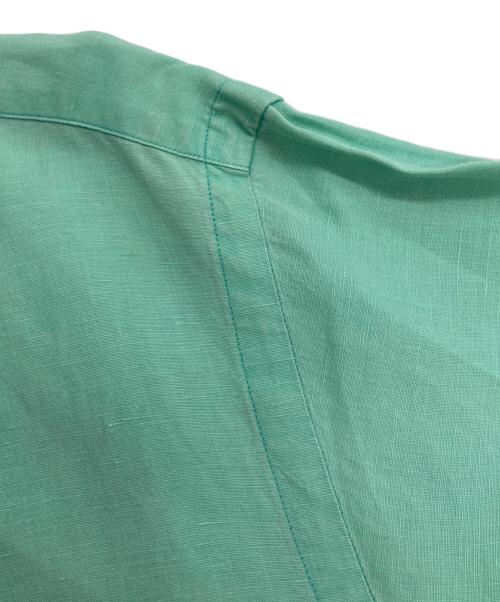 POLO RALPH LAUREN（ポロ・ラルフローレン）POLO RALPH LAUREN (ポロ・ラルフローレン) リネンシルクシャツ グリーン サイズ:Lの古着・服飾アイテム