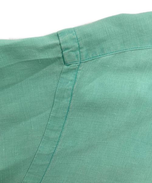 POLO RALPH LAUREN（ポロ・ラルフローレン）POLO RALPH LAUREN (ポロ・ラルフローレン) リネンシルクシャツ グリーン サイズ:Lの古着・服飾アイテム