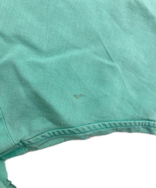 POLO RALPH LAUREN（ポロ・ラルフローレン）POLO RALPH LAUREN (ポロ・ラルフローレン) リネンシルクシャツ グリーン サイズ:Lの古着・服飾アイテム