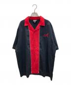Hiltonヒルトン）の古着「ボーリングシャツ」｜レッド×ブラック