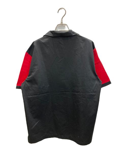 Hilton（ヒルトン）Hilton (ヒルトン) ボーリングシャツ レッド×ブラック サイズ:Mの古着・服飾アイテム