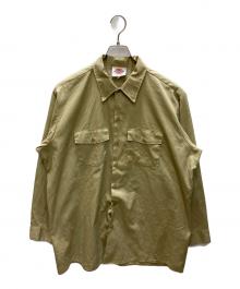 Dickies（ディッキーズ）の古着「ワークシャツ」｜ベージュ