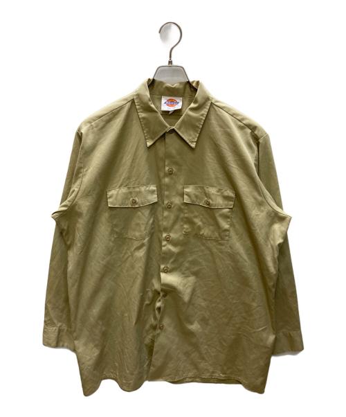 Dickies（ディッキーズ）Dickies (ディッキーズ) ワークシャツ ベージュ サイズ:表記無しの古着・服飾アイテム